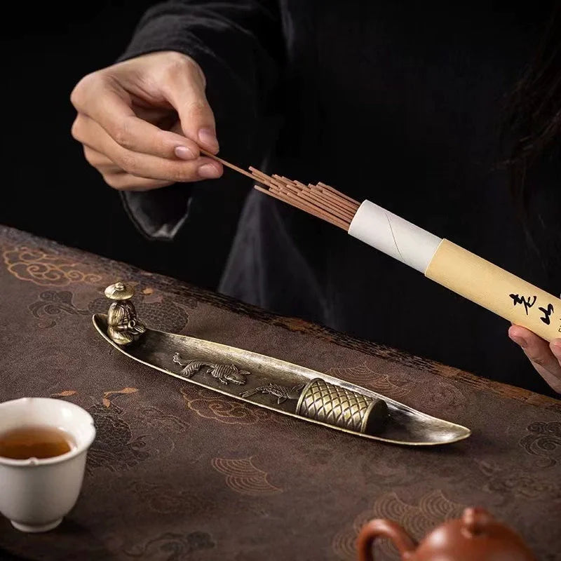 Incense Holder Boat Fishing Men