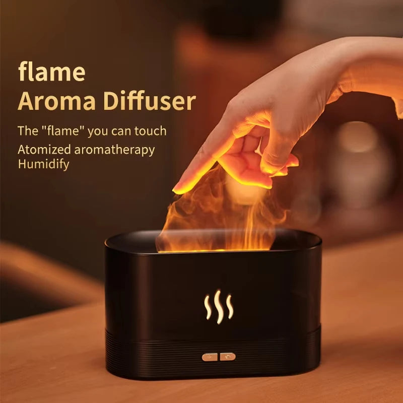 Aroma Flame Diffuser 180ML Air Humidifier