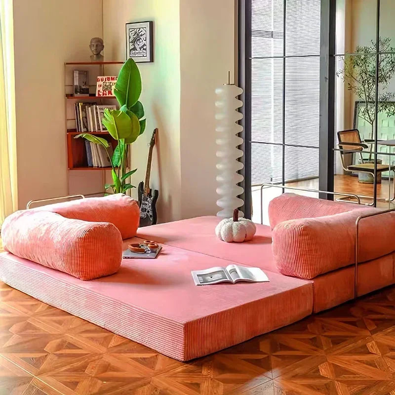 Italian Simple Retro Sofa Bed