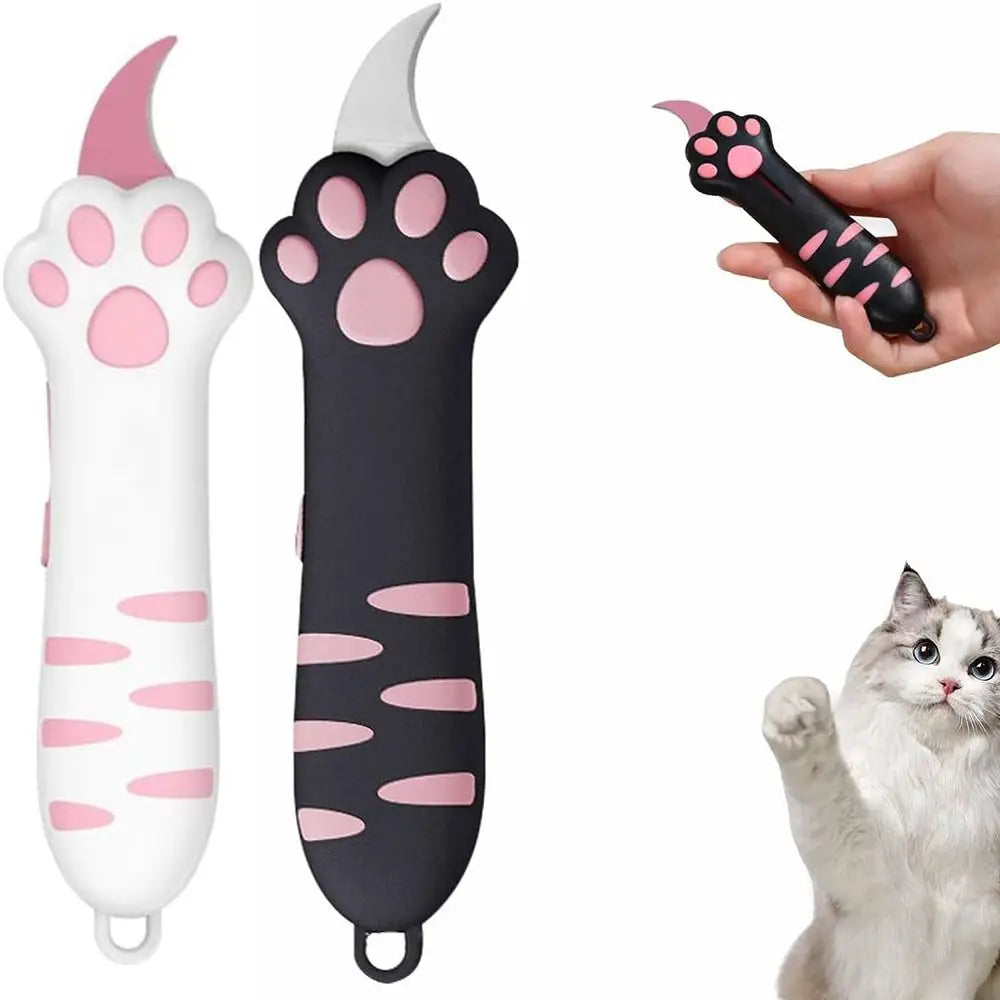 Portable Plastic Cat Paw Box Cutter