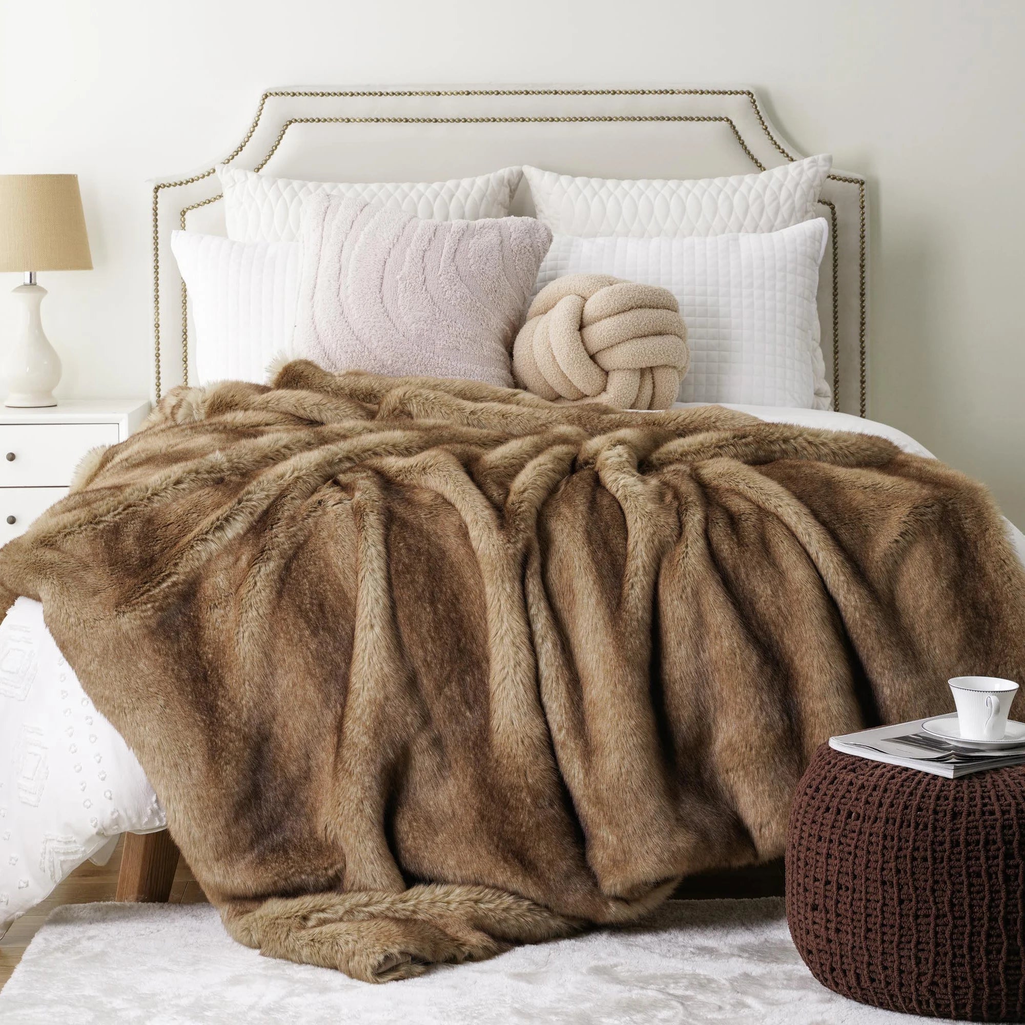 Battilo Luxury Faux Fur Blanket