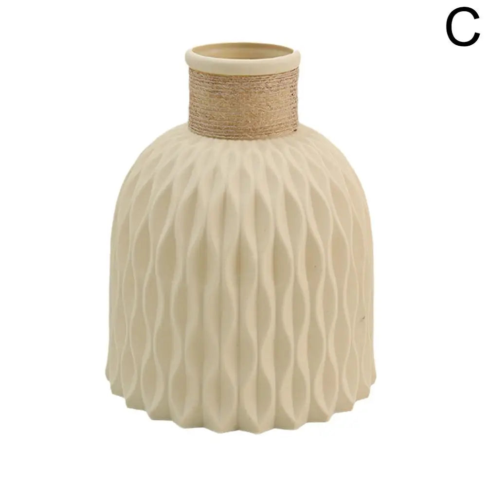 Elegant Rope Plastic Vase