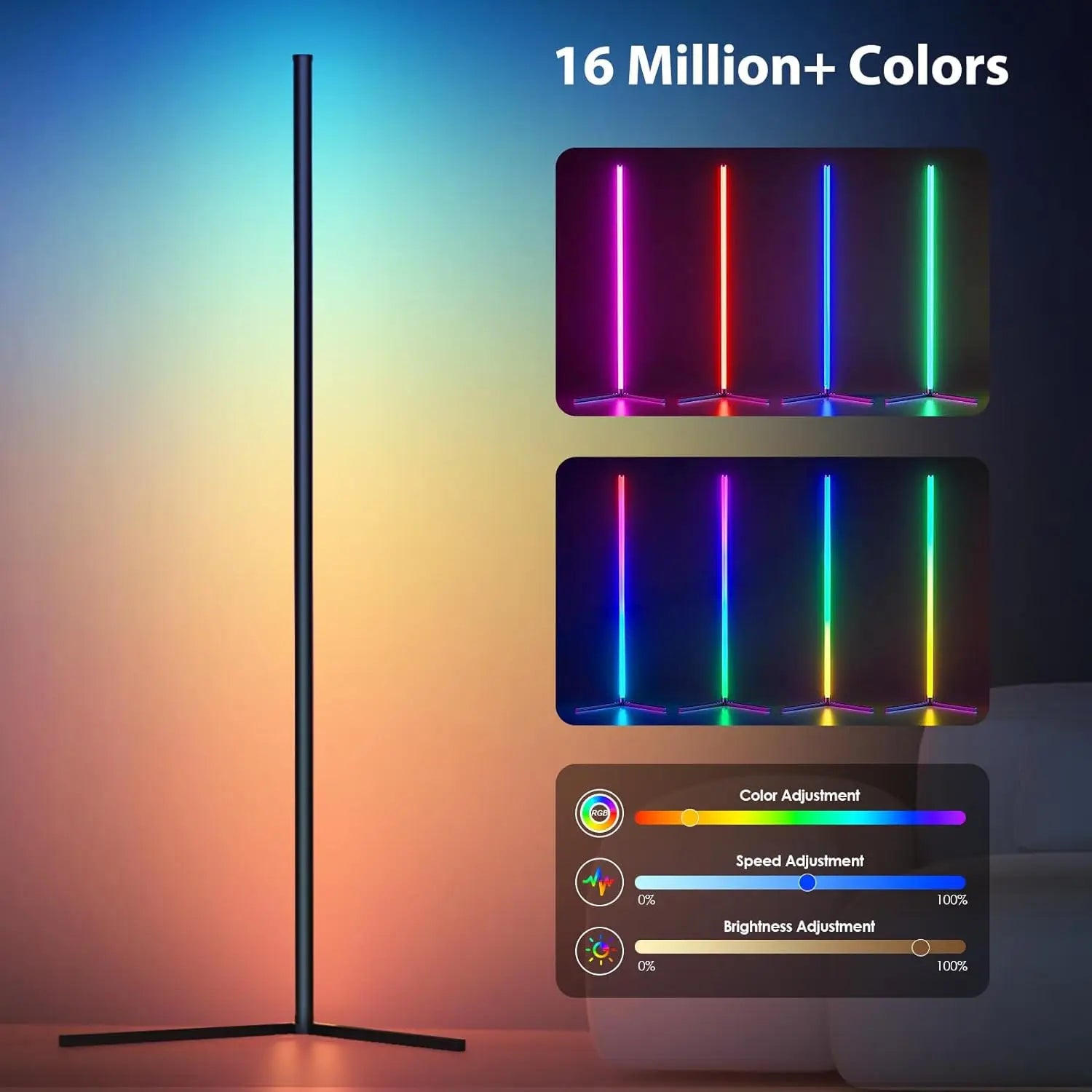 RGB Dream Colour Floor Lamp with Music Sync