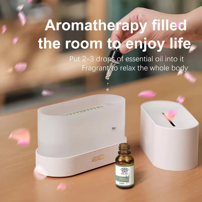Aroma Flame Diffuser 180ML Air Humidifier