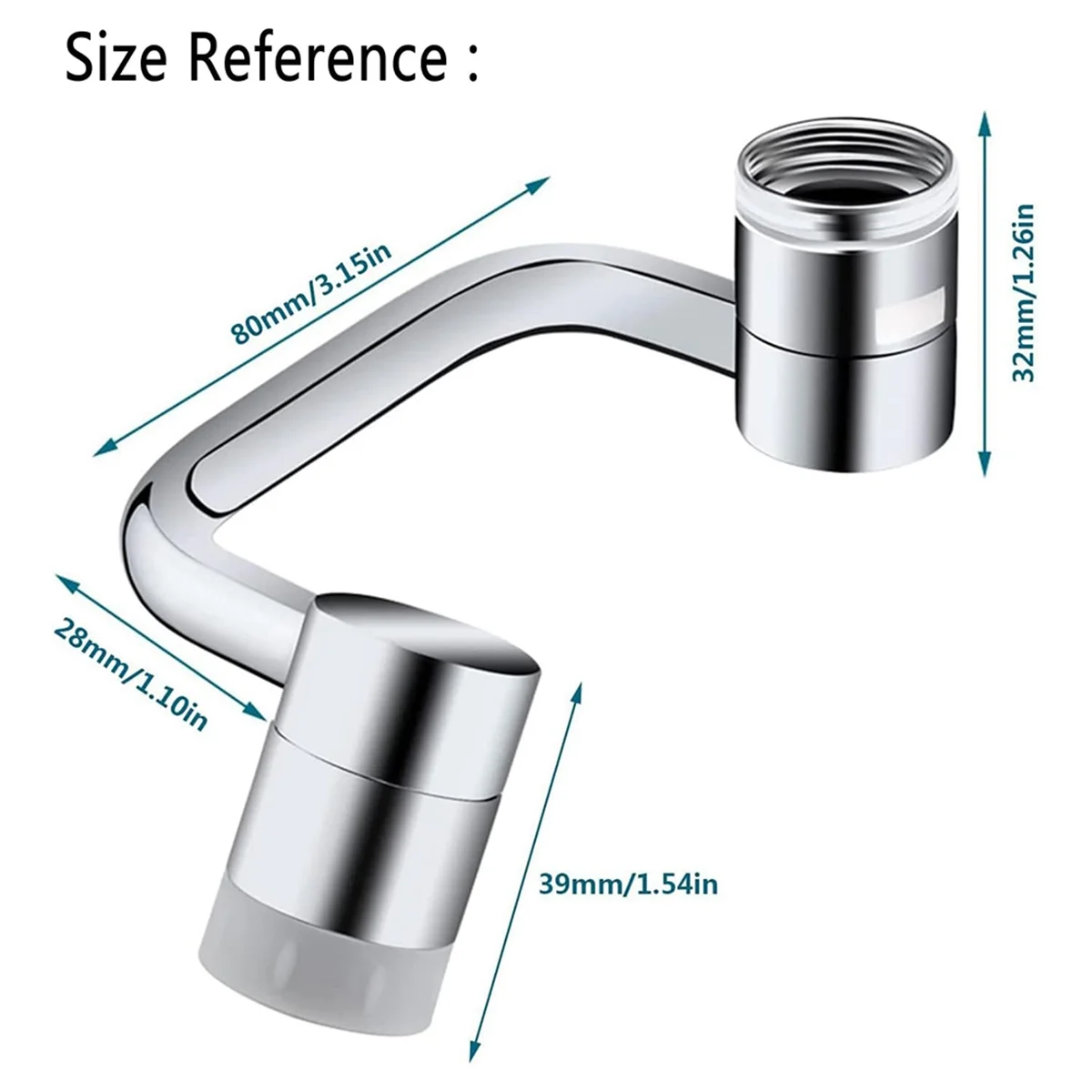 Universal 1080° Rotating Faucet Extender