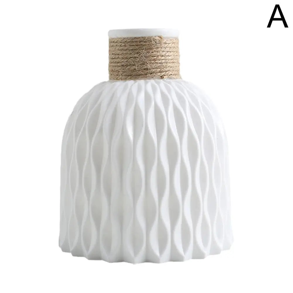 Elegant Rope Plastic Vase