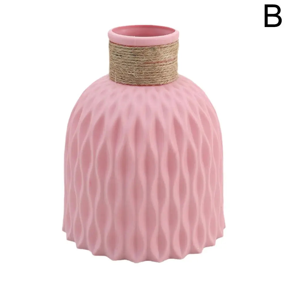Elegant Rope Plastic Vase